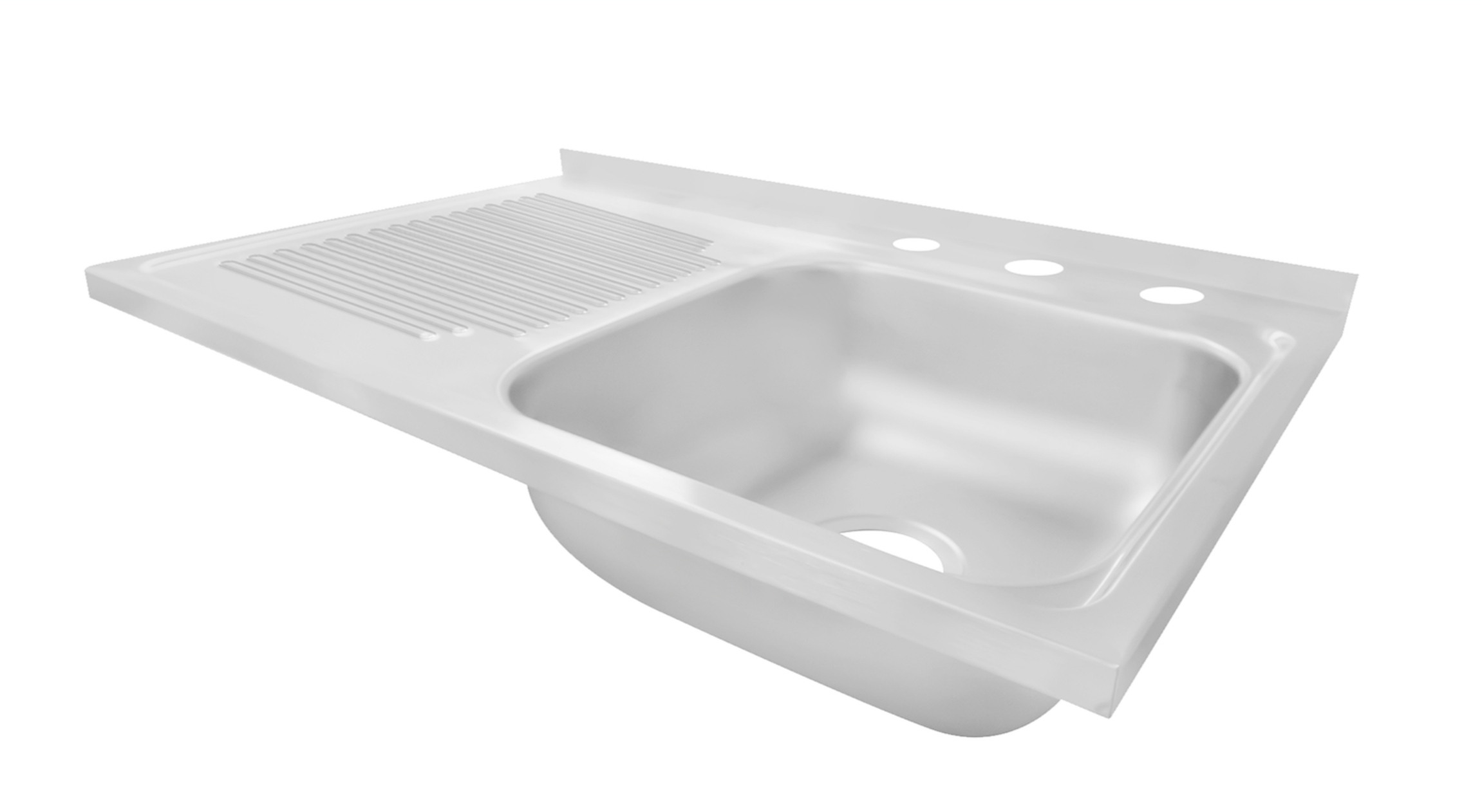 TARJA INOX 75X48CM ESCURIDOR IZQUIERDO SOBREPONER