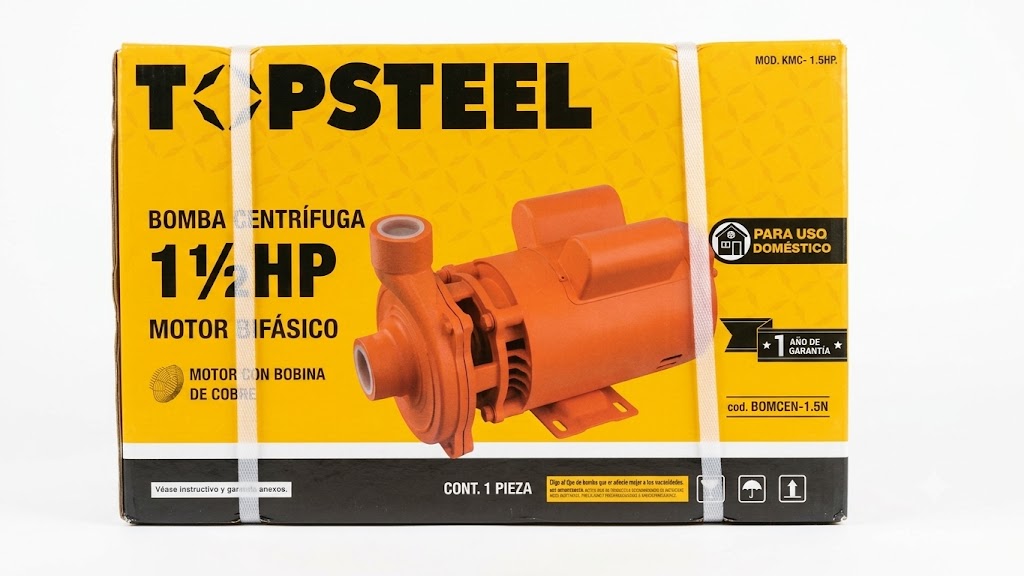 BOMBA CENTRIFUGA 1.5HP 11/4X11/2 127/220V TOP STEEL