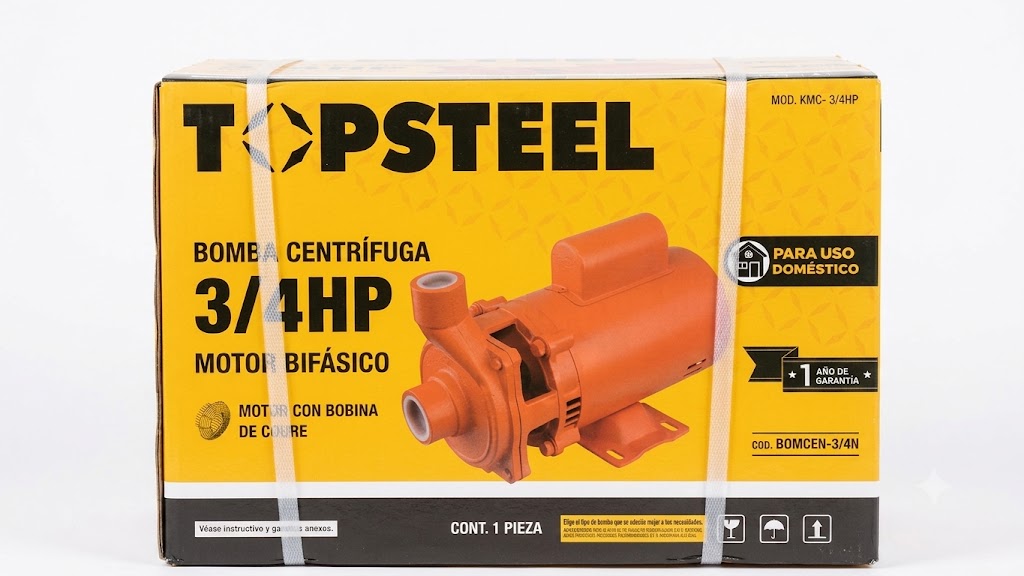 BOMBA CENTRIFUGA 3/4HP 1X11/4 127/220V TOP STEEL