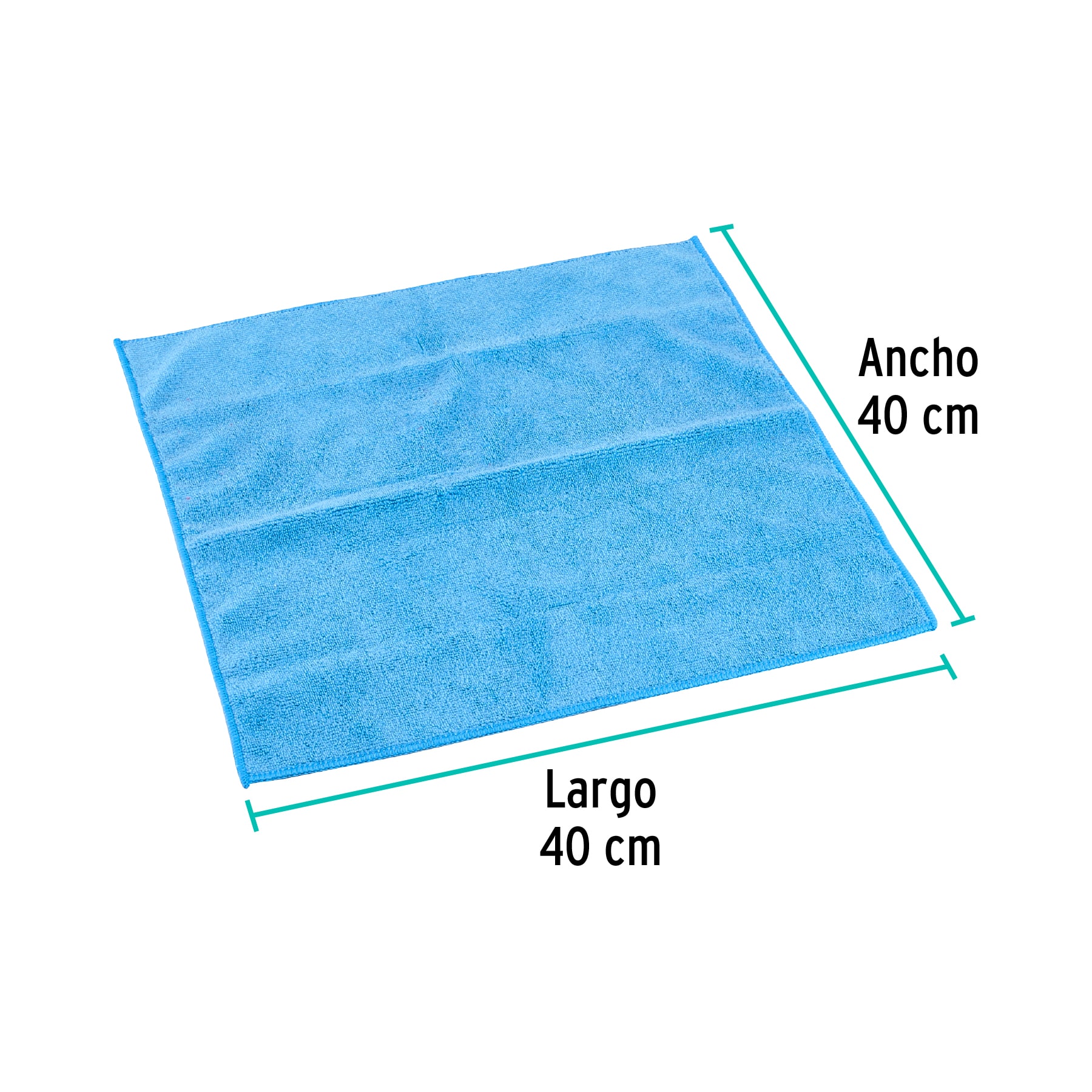 TOALLA DE MICROFIBRA DE 40 X 40 CM KLINTEK