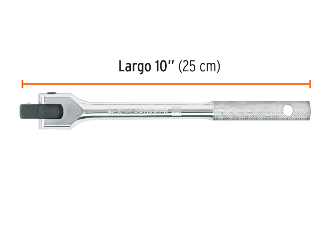 MANGO ARTICULADO CON CUADRO DE 1/2 LARGO 10 TRUPER