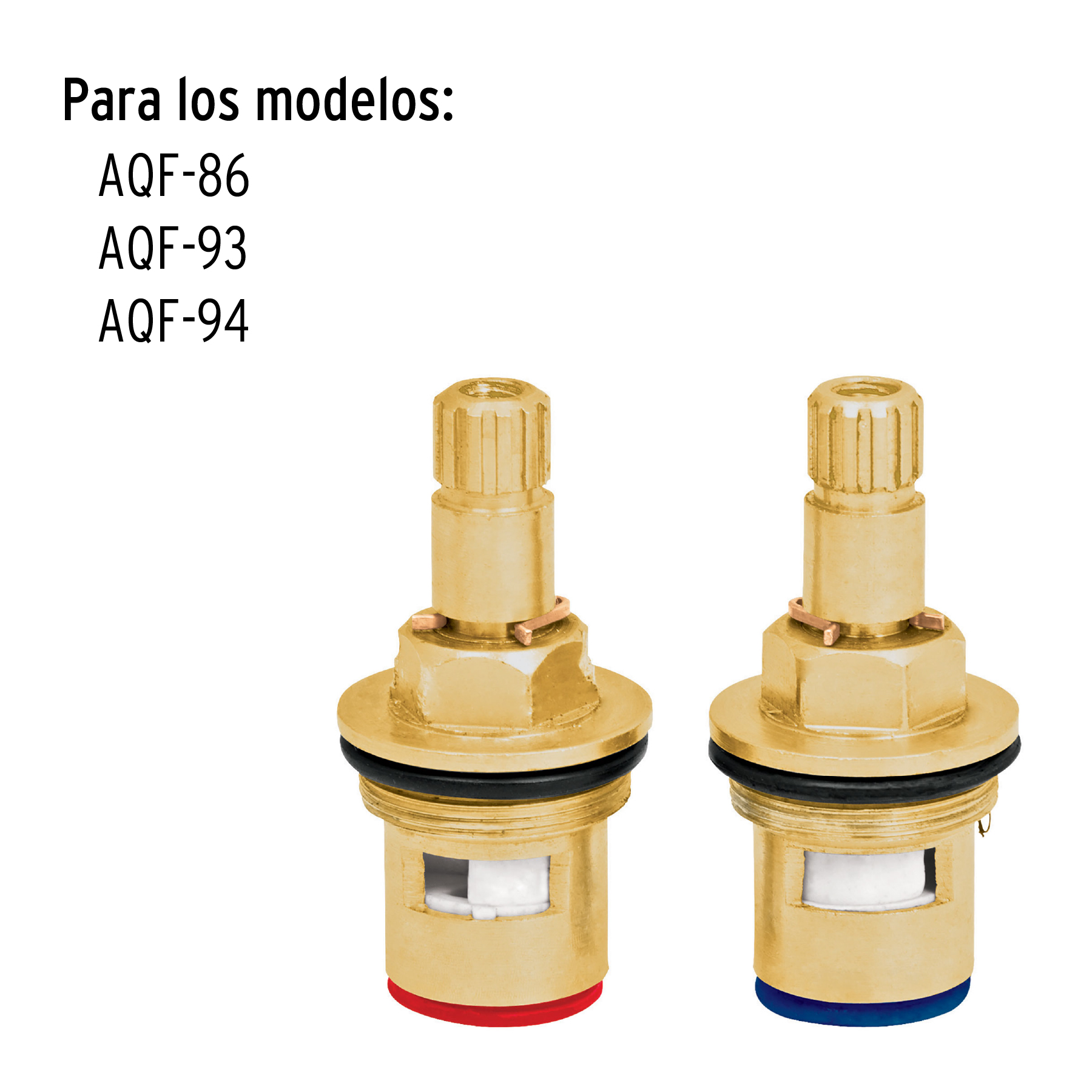 BOLSA CON 2 CARTUCHOS CERAMICOS PARA MEZCLADORA AQF-86 FOSET