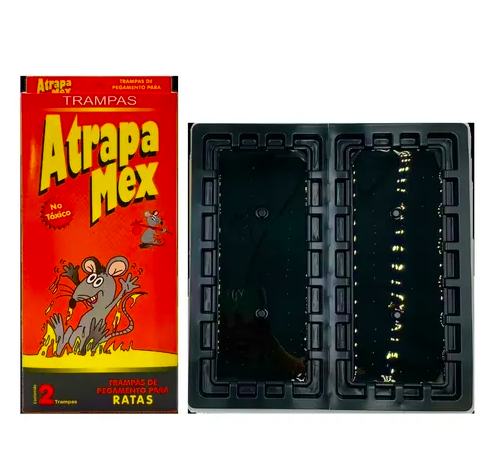 PEGA RATA ATRAPAMEX C/2 PIEZAS GRANDE