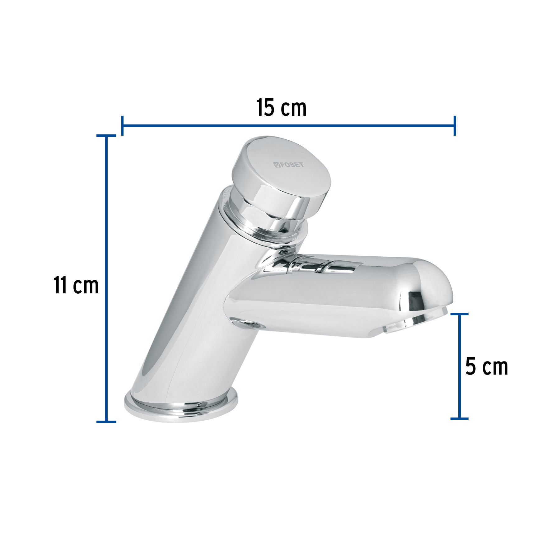 LLAVE TEMPORIZADORA PARA LAVABO FOSET