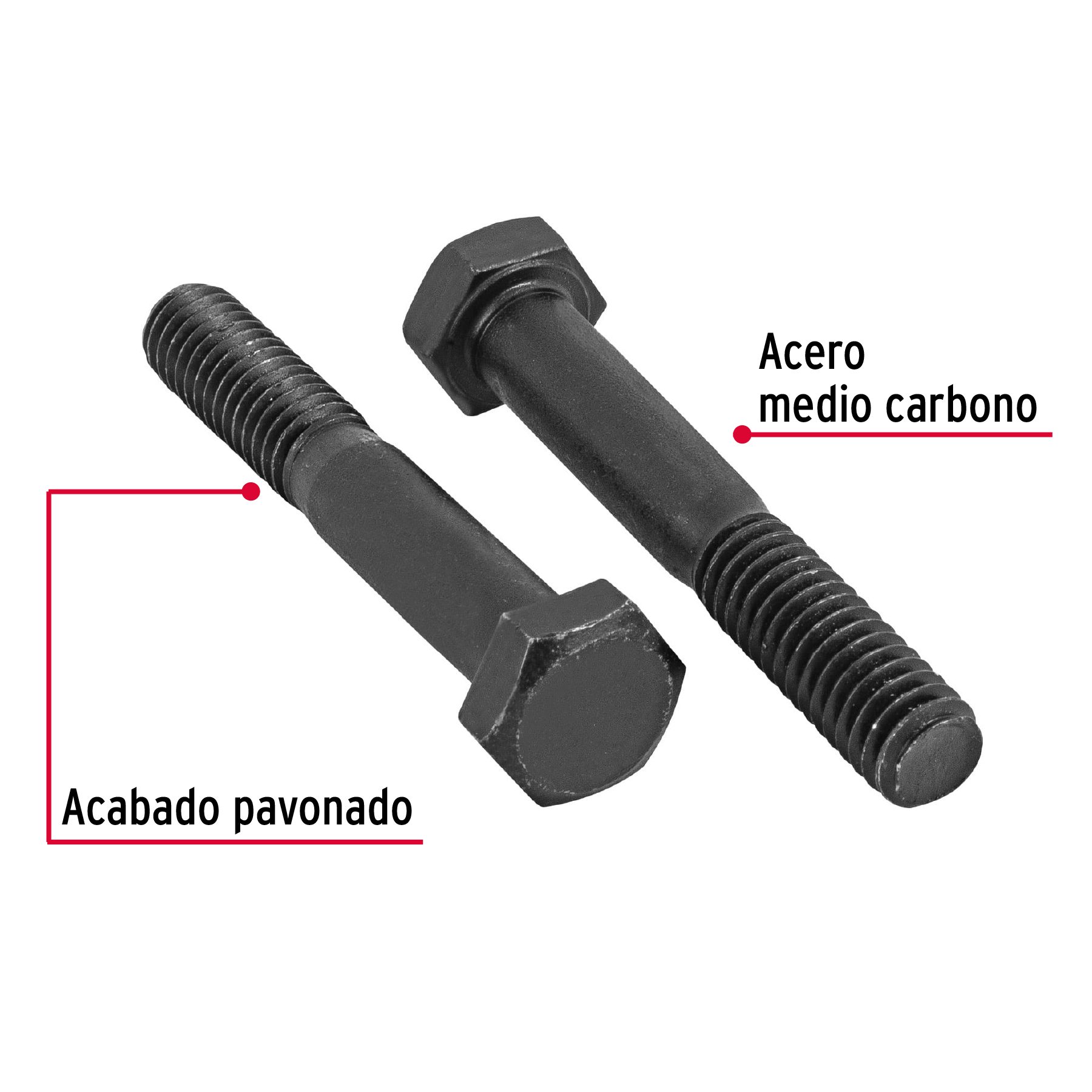 BOLSA DE 60 TORNILLOS 5/16' X 3' ACERO GRADO 5 FIERO