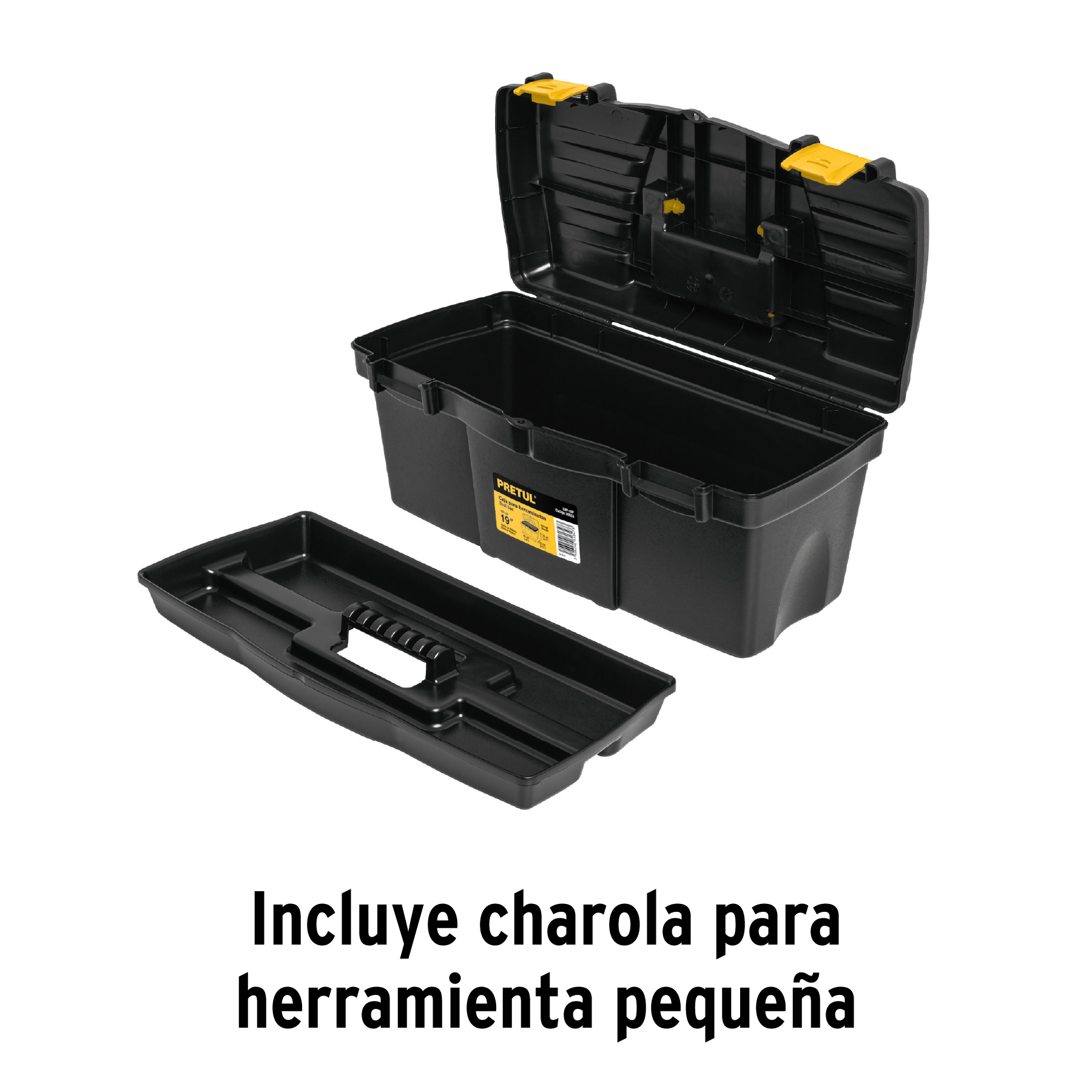 CAJA DE PLASTICO 19 ultimos productos ECONOMICA PRETUL